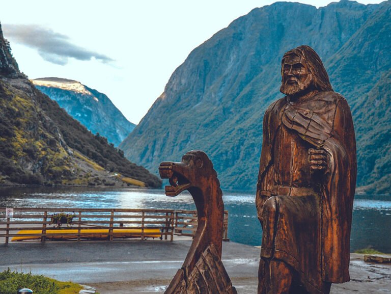 Viking village in Gudvangen, Norway. Photo: Vachonya / Shutterstock.com.