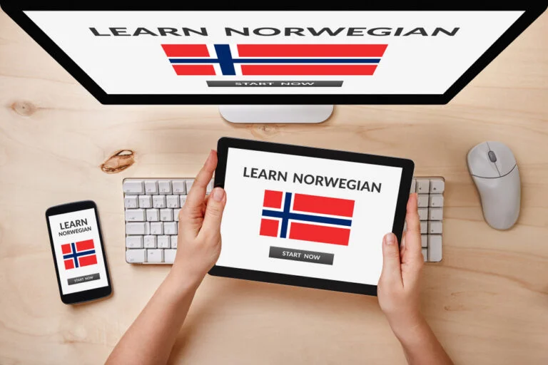 Norwegian language learning tools.
