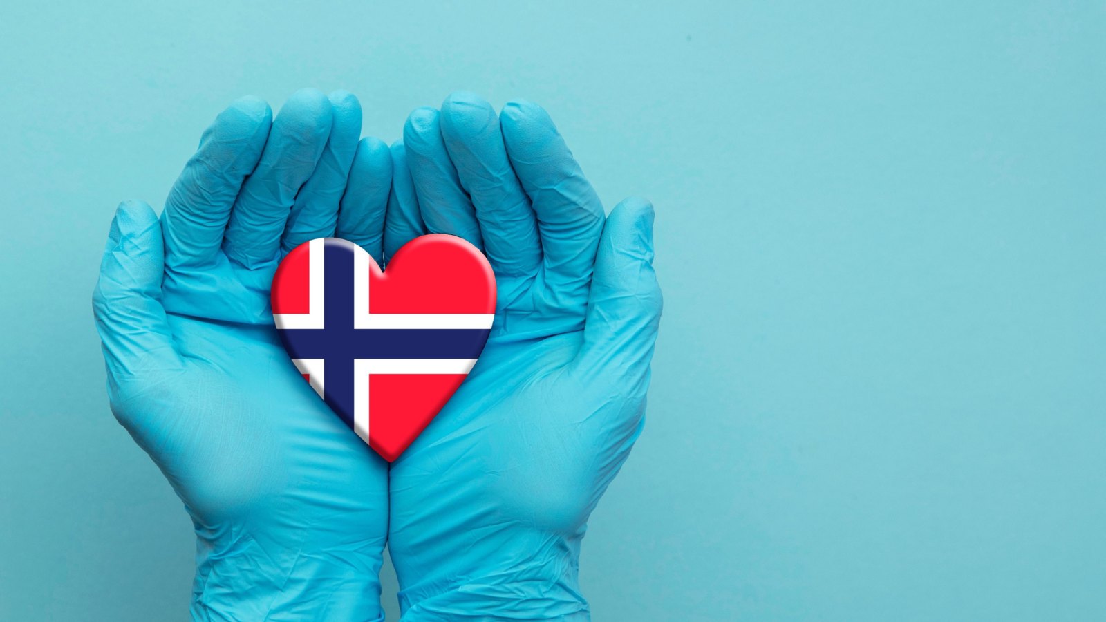 Coronavirus care in Norway graphic.