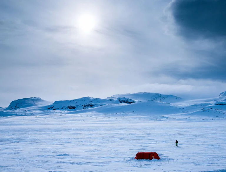 Finse winter landscape in Norway