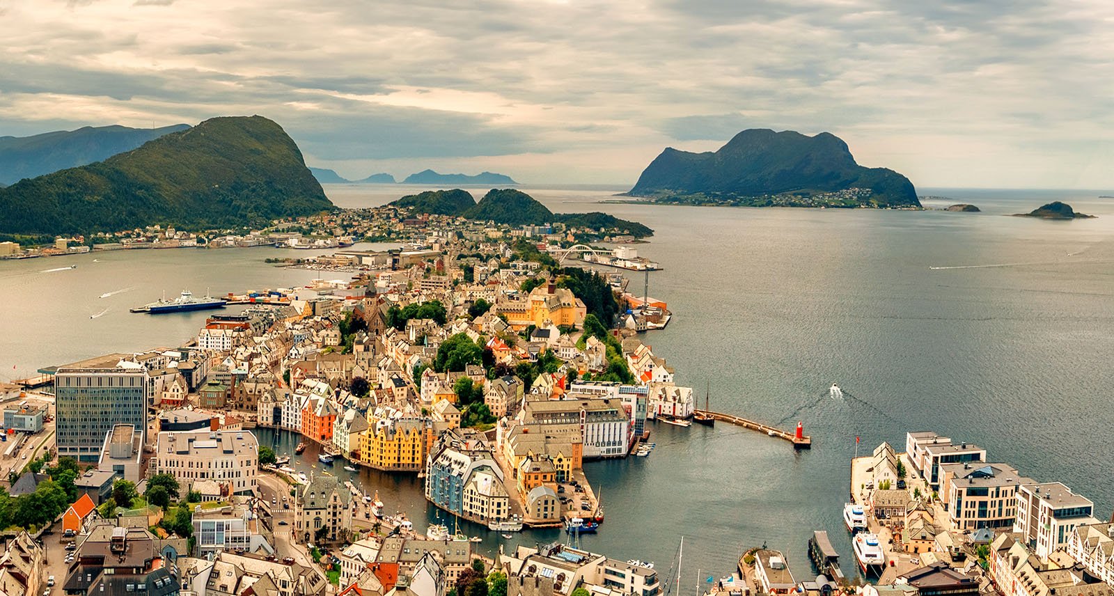 Aksla viewpoint in Ålesund