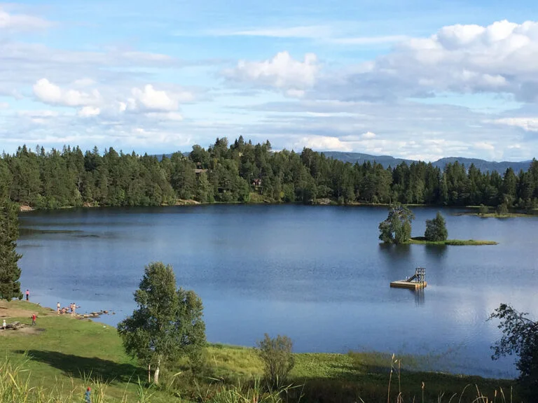 Lian lake in Trondheim’s forest Bymarka. Photo: David Nikel.