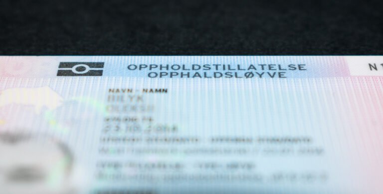 Norway residence permit image.