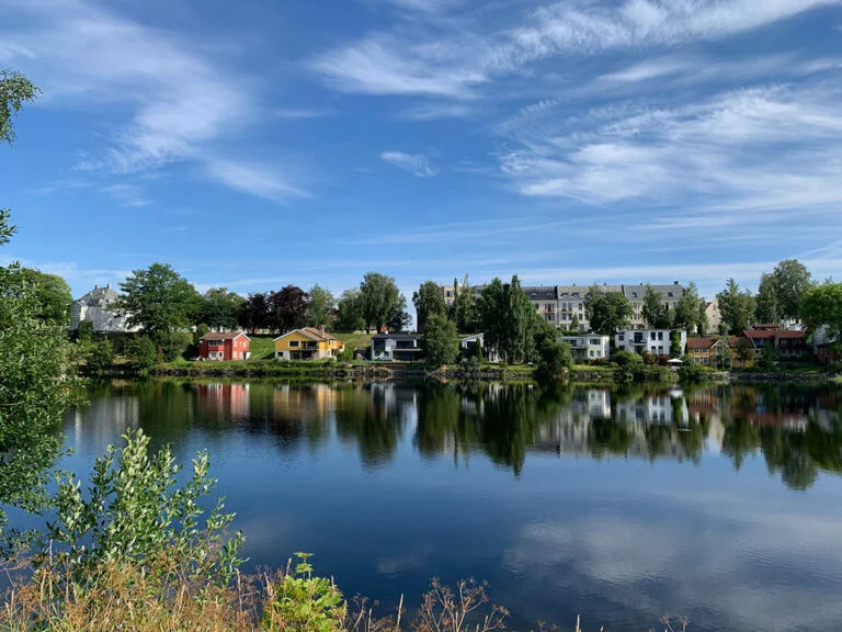 View across the Nidelva river