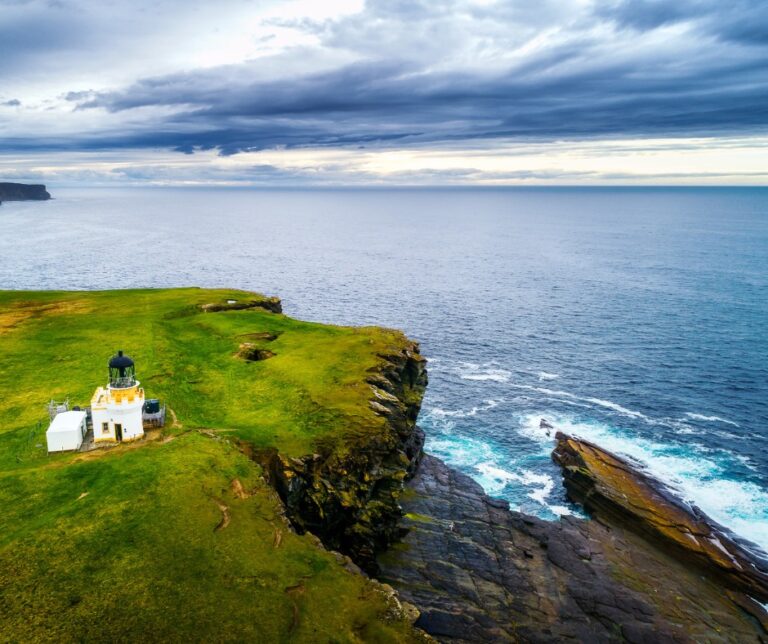 Brough of Birsay Lighthouse, Orkney.