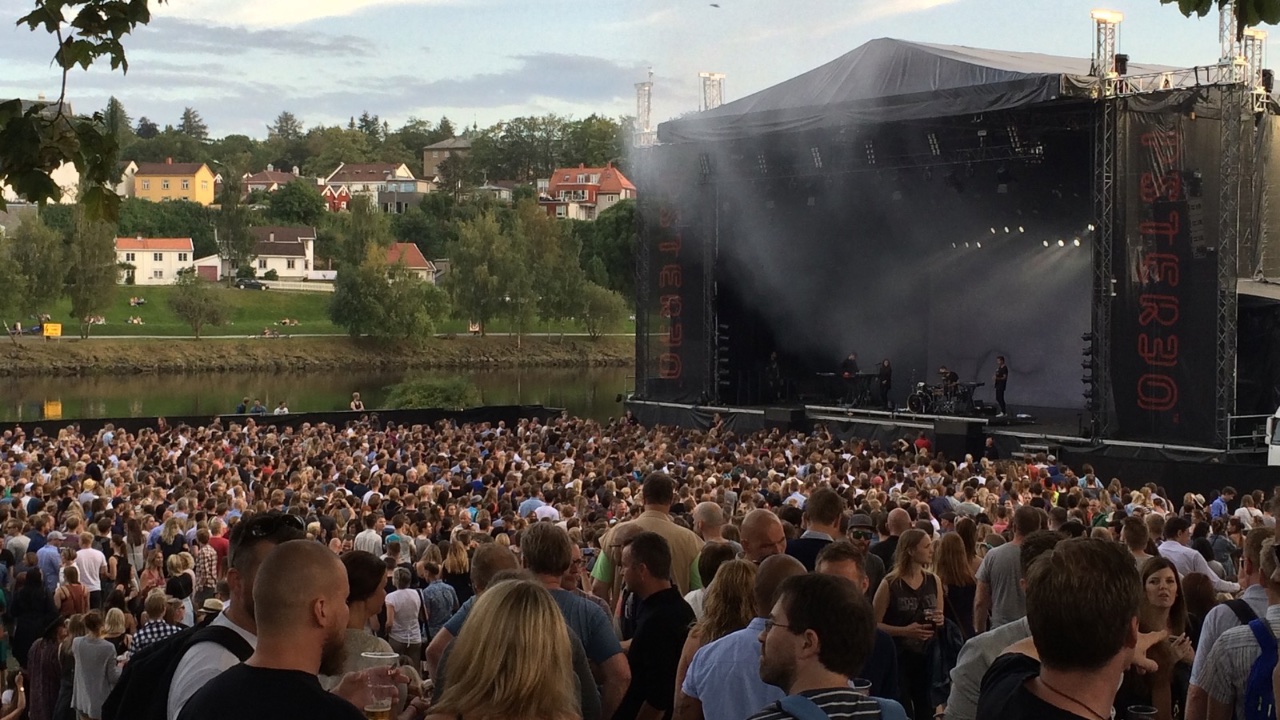 Crowd at Pstereo music festival in Trondheim. Photo: David Nikel.