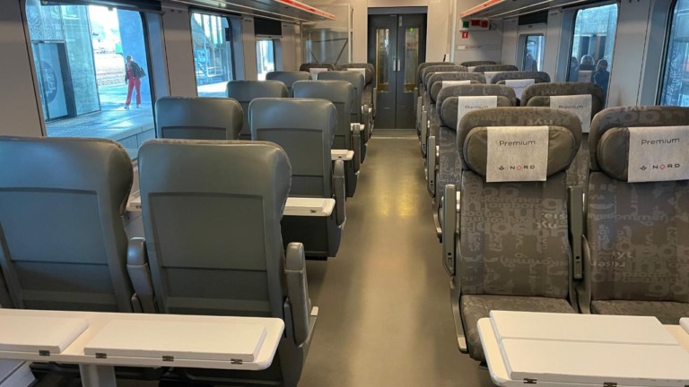 SJ Premium train coach. Photo: David Nikel.