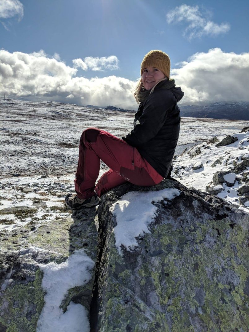 Agnes in Hovden.
