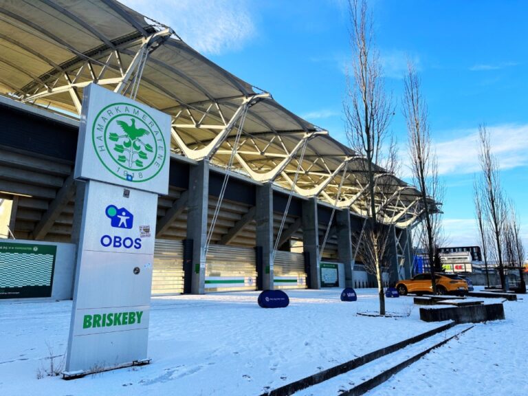 Briskeby stadium in Hamar. Photo: David Nikel.
