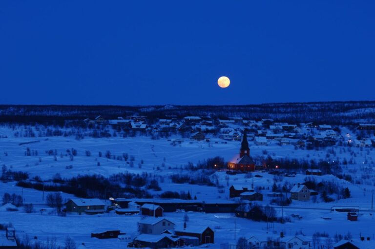 Kautokeino in winter.
