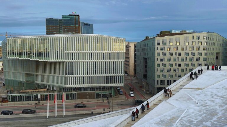 Deichmann library from Oslo Opera House. Photo: David Nikel.