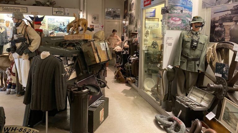 Inside Lofoten War Museum. Photo: David Nikel.