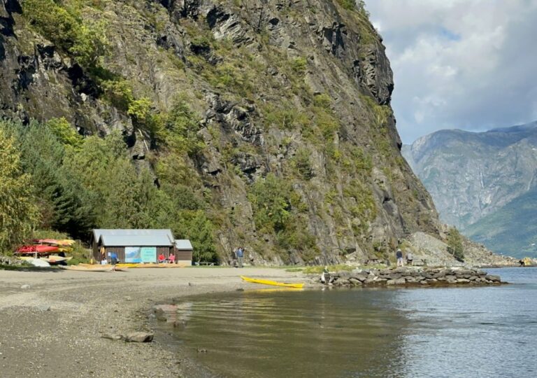 Kayak centre at Flåm. Photo: David Nikel.