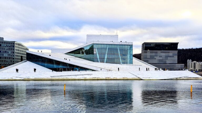 The Opera House in Oslo, Norway.