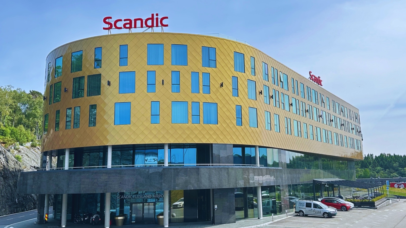 Scandic Hotel Bergen Airport exterior.