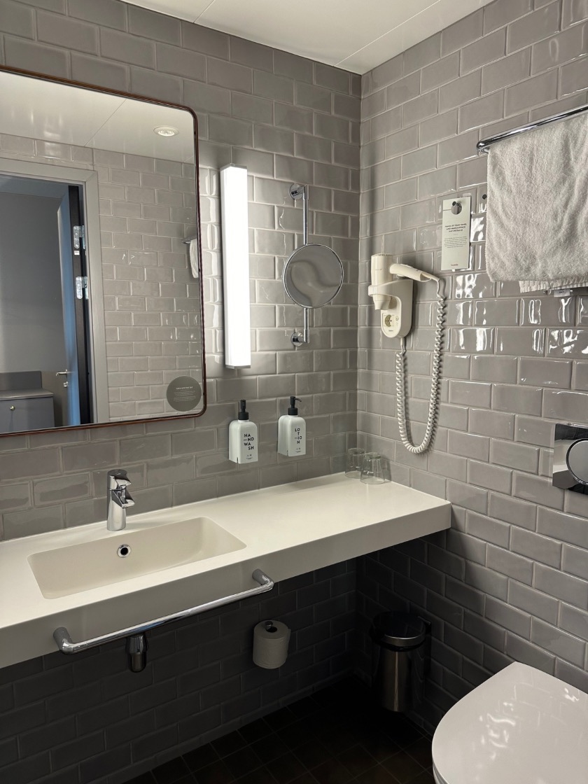 Bathroom in guest room.