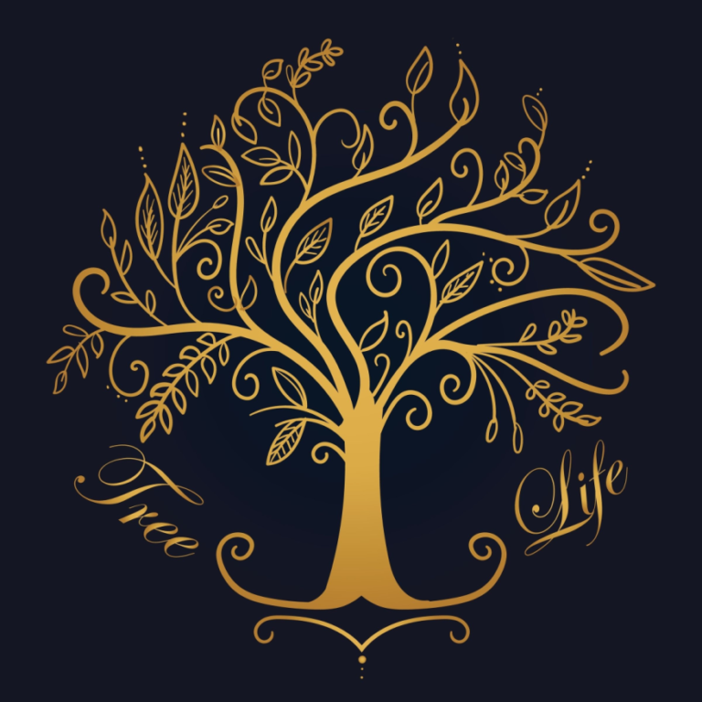 An abstract illustration of Yggdrasil.