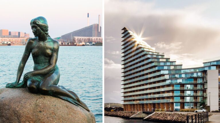 Images of Copenhagen and Aarhus.