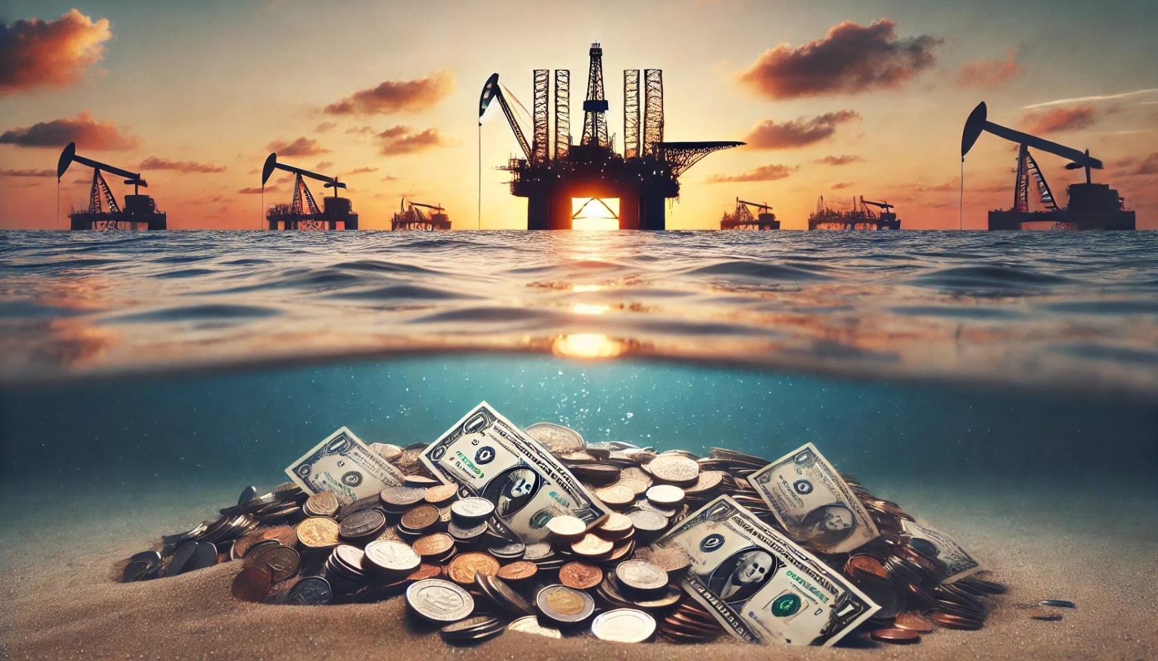 Illustration of Norway’s oil fund.