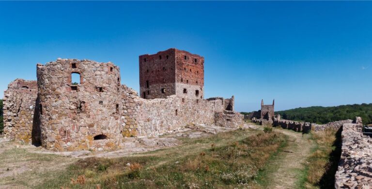 Hammershus Castle on Bornholm, Denmark.