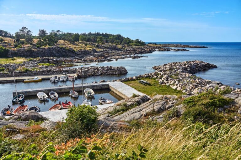 Small fishing port at Svaneke.