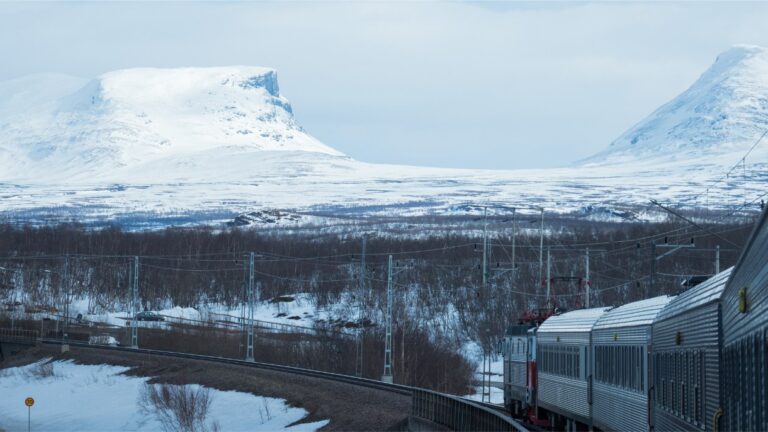 Kiruna to Narvik train line. Photo: Jochen Römling / SJ.