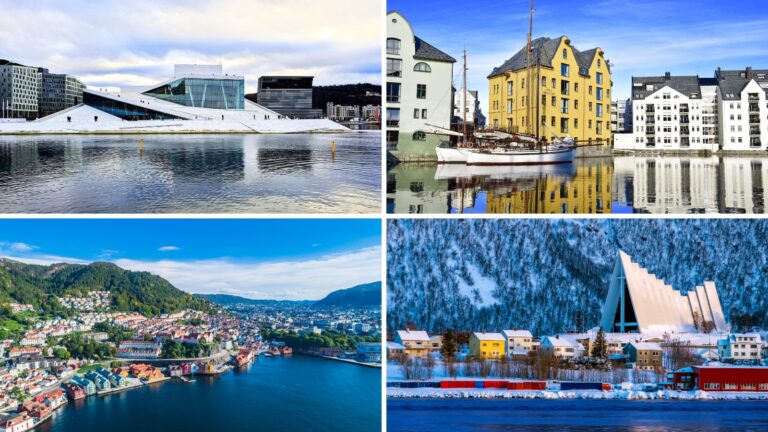 Four major city break destinations in Norway.