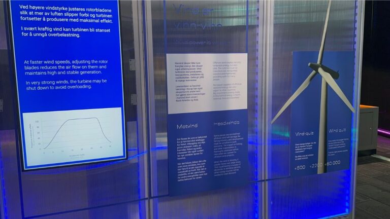 Wind power exhibit at Norwegian Petroleum Museum in Stavanger. Photo: David Nikel.