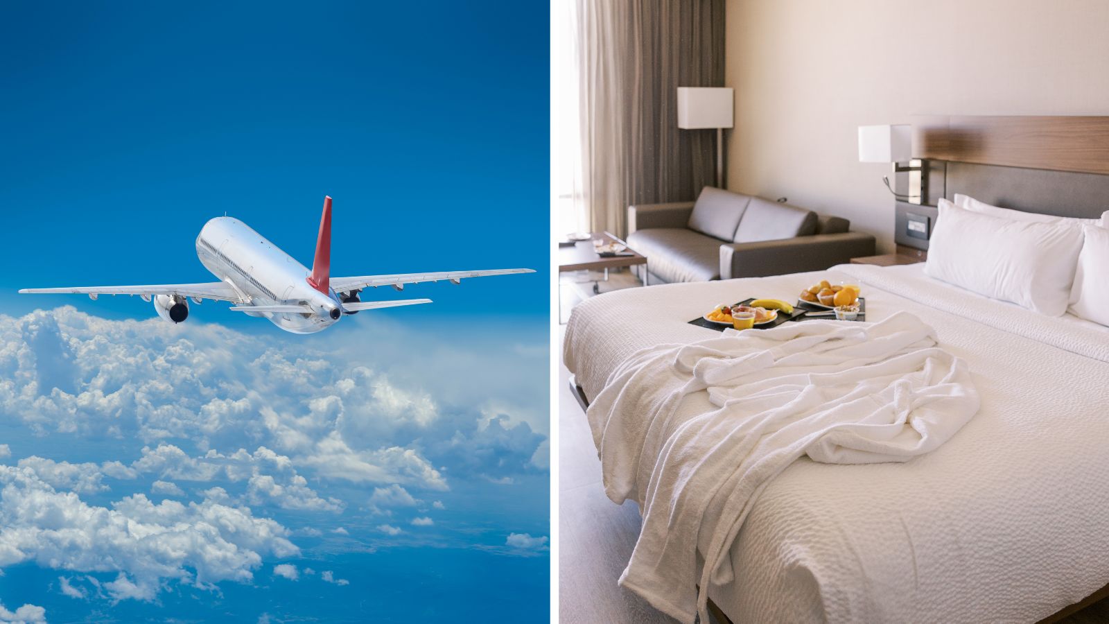 Air and hotel travel in the Nordic region image.