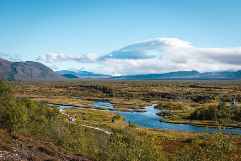 Landscape of Viking Iceland.
