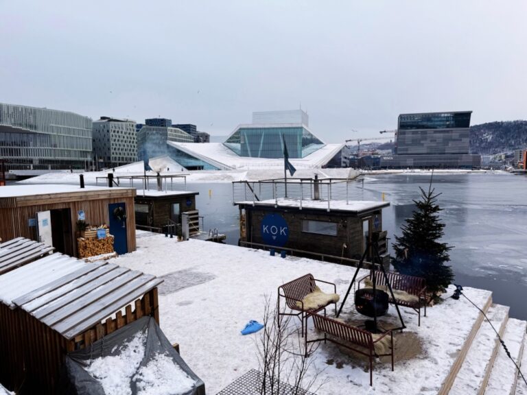 ‘KOK’ fjord sauna in Oslo, Norway. Photo: David Nikel.