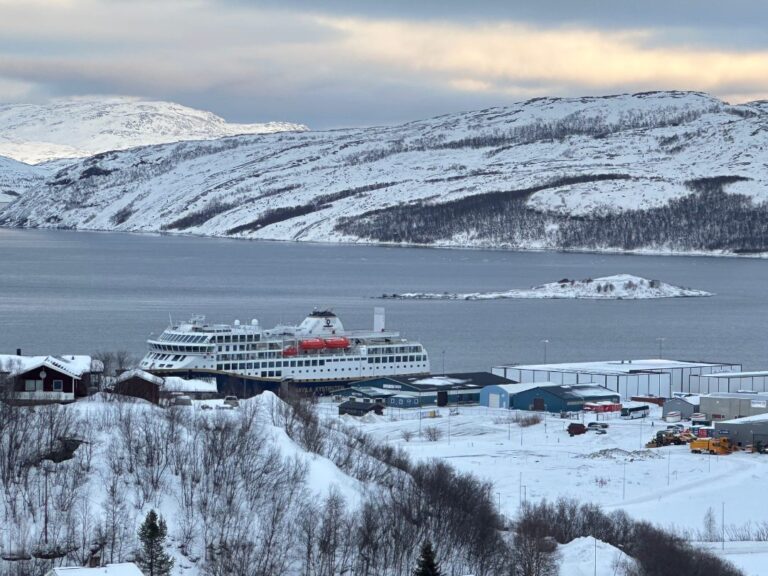 Havila coastal ferry docked in Kirkenes, Norway. Photo: David Nikel.