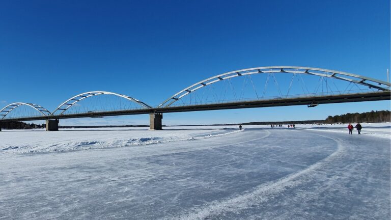 Ice track in Luleå, Sweden.